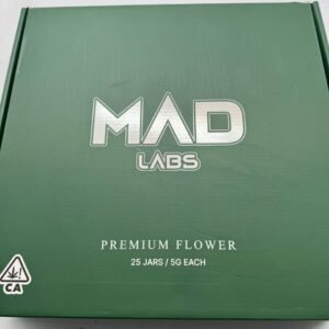 Mad Labs Premium Flower 25 Jars / 5G Each